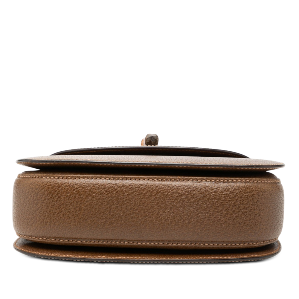 Pre-Loved Gucci Small Grained Calfskin Bamboo Night - Picture 3 of 7